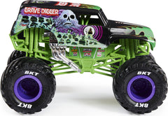 Monster Jam working suspension system absorbs impacts for smoother crashes.