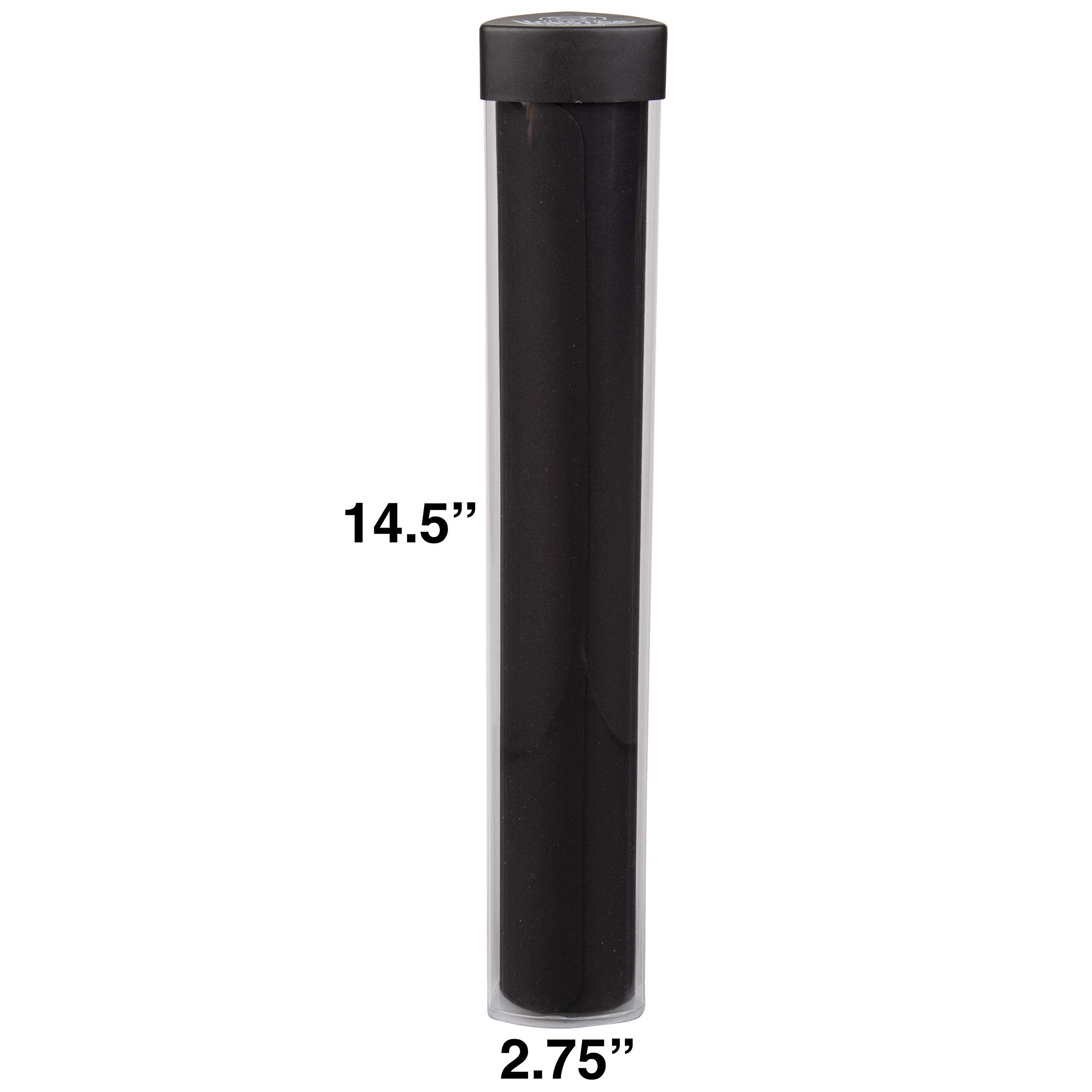 Monster Protectors prism playmat tube cap detail emphasizes the durable cap with Monster logo.
