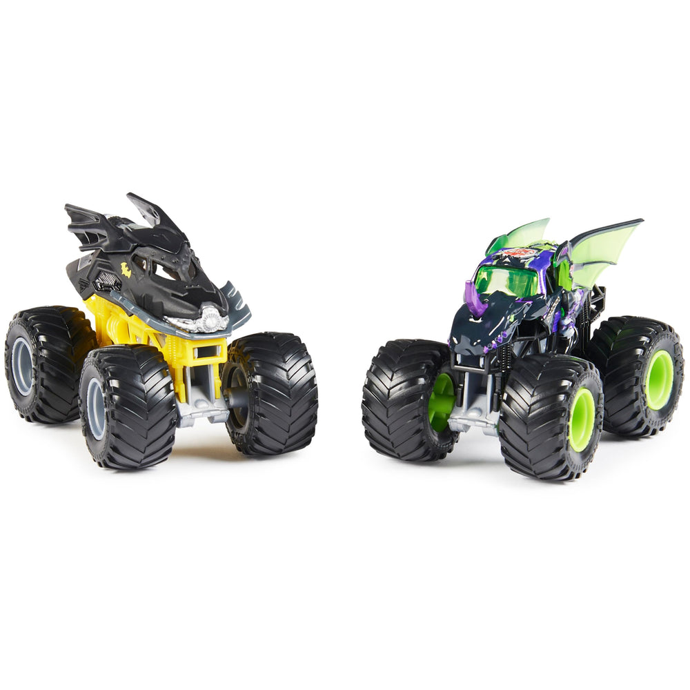 Monster Jam Grave Digger vs Higher Education 1:64 scale with authentic graphics.