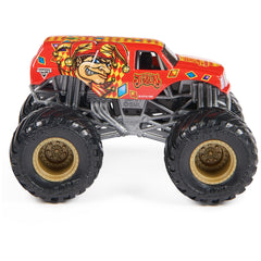 Monster Jam Lucas Stabilizer vs Jester chassis detail and die-cast finish