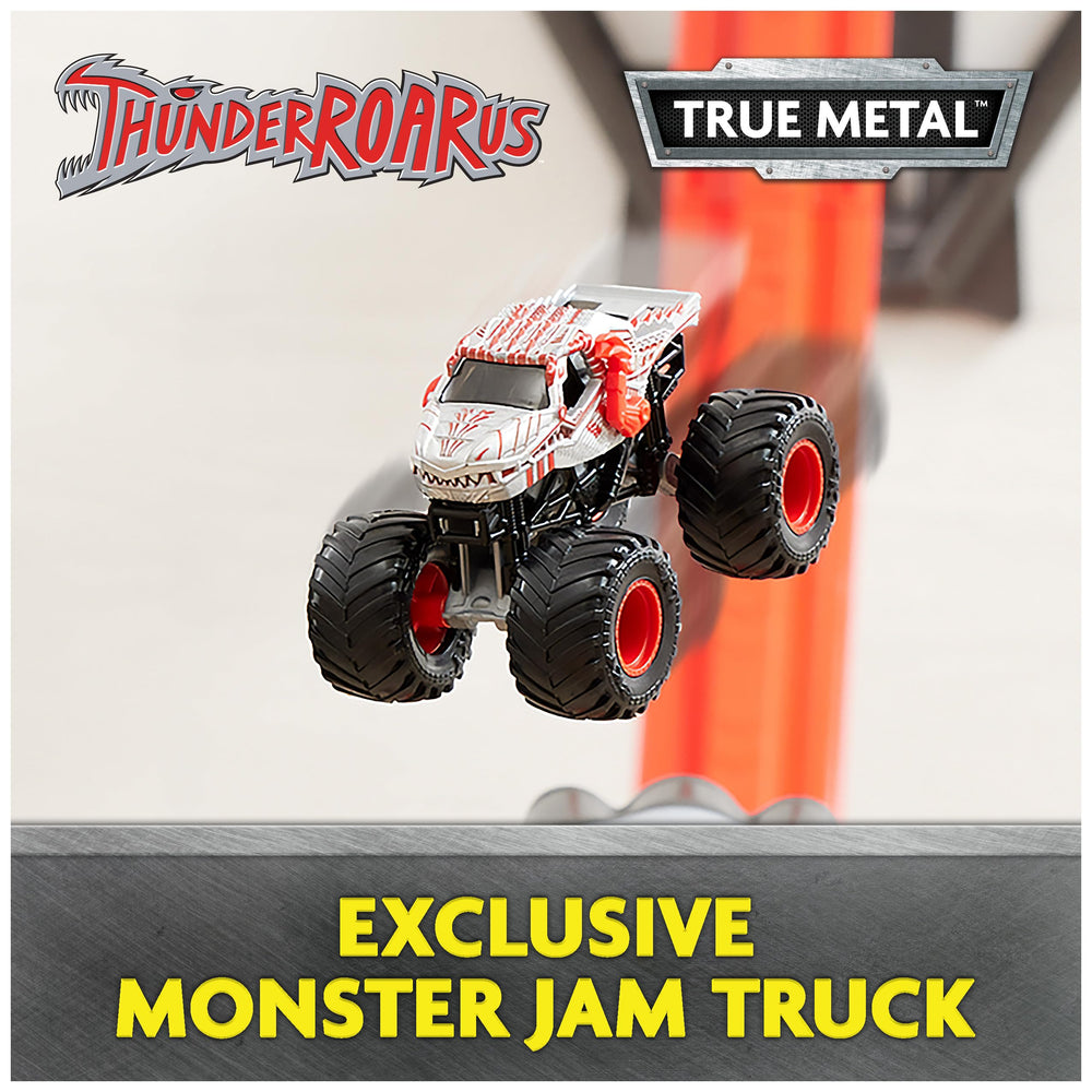 Exclusive ThunderROARus 1:64-scale truck included with playset