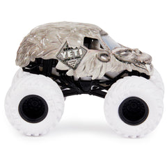 Yeti 1:64 scale Monster Jam truck prepared for pretend races.