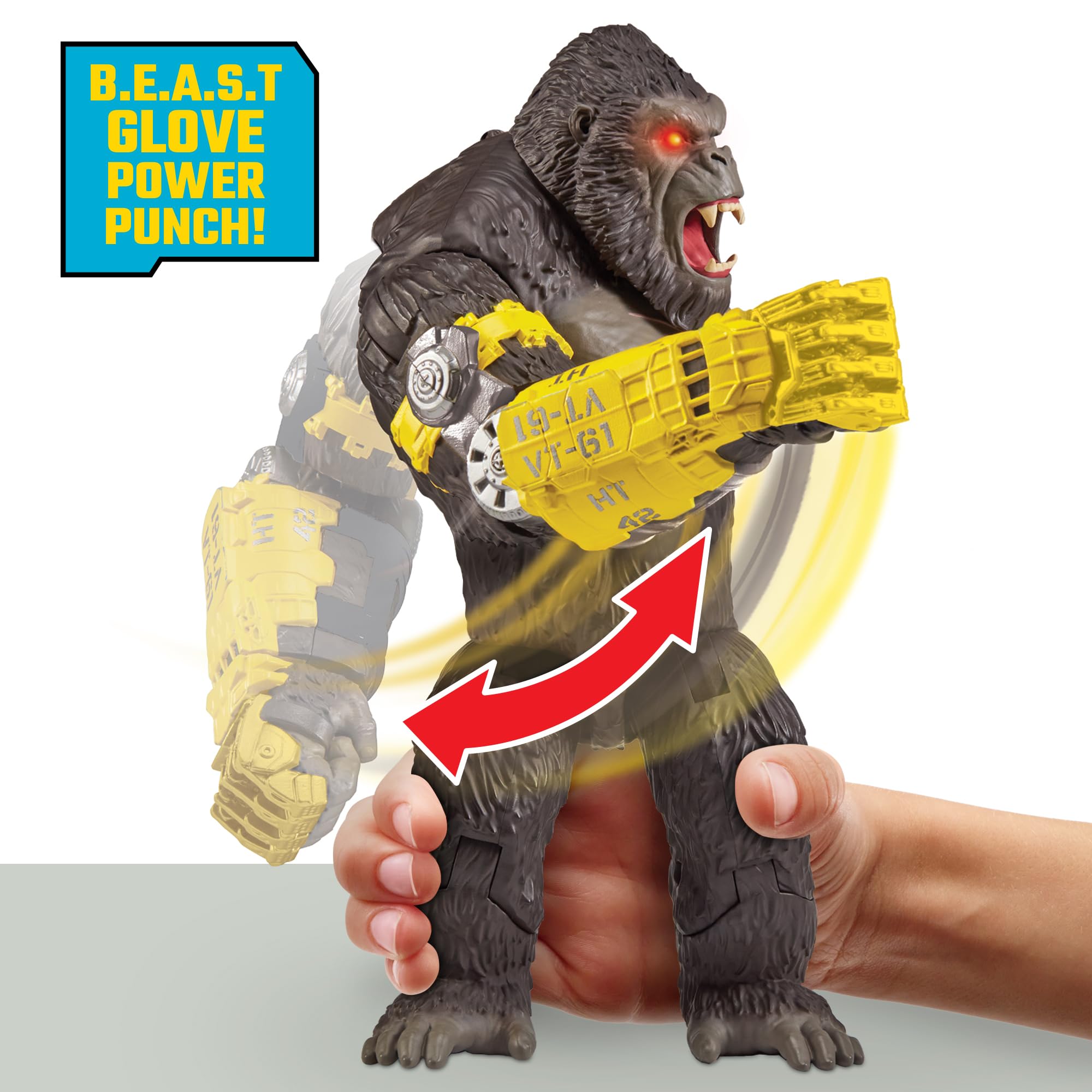 Kong with lights and sounds brings the battle to life in motion.