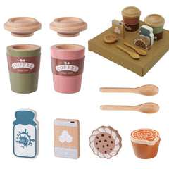 Mont Pleasant Coffee Playset spoons for easy stirring during café role-play.