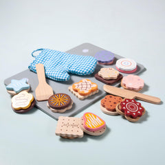 Mont Pleasant wooden cookie top in bright color family