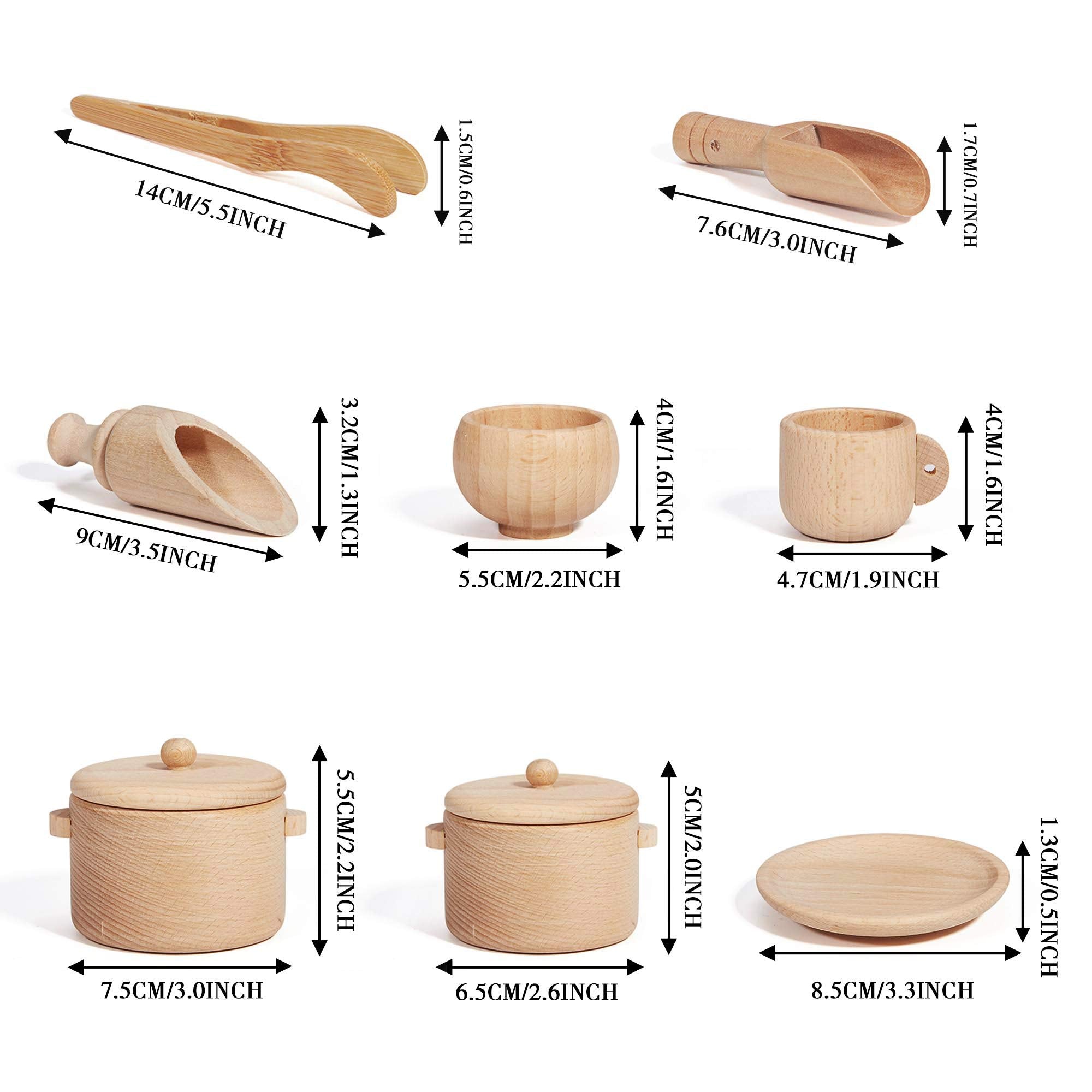 Mont Pleasant wooden tongs used for precise grasp and coordination