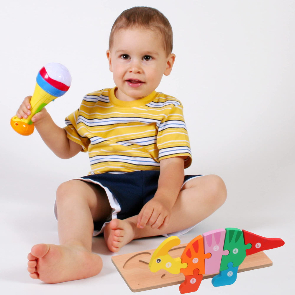 Montessori Mama dinosaur puzzles gift-ready packaging ideal for birthdays or holidays.