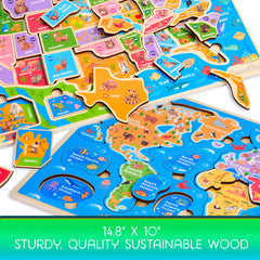 Montessori Mama perfect-gift-for-kids puzzle set for homeschool or classroom use.