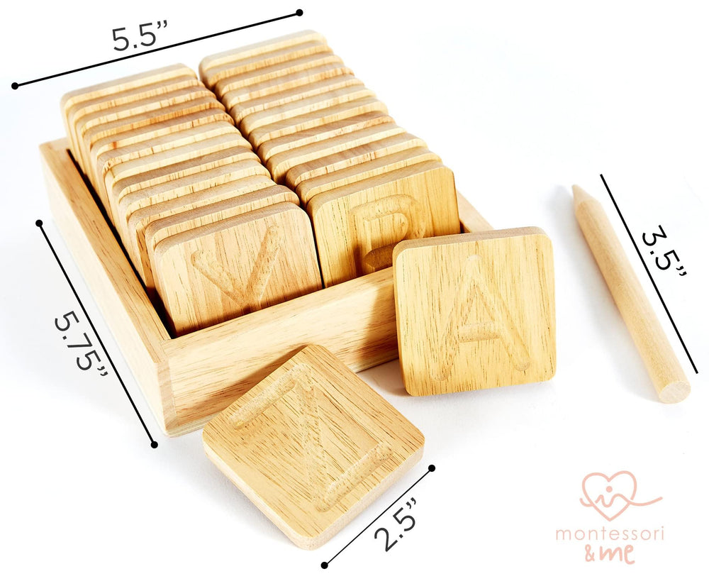 Montessori & Me preschool letters practice sparks early literacy skills