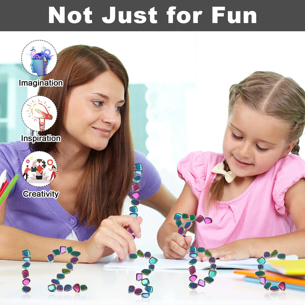Moonhua portable magnetic stones kit fits in bags for on-the-go creativity.