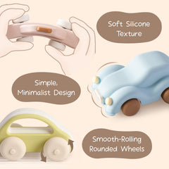 Moonkie cars are dishwasher-safe for effortless post-play cleanup.