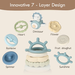 Moonkie seamless design reduces sharp edges for safer play.
