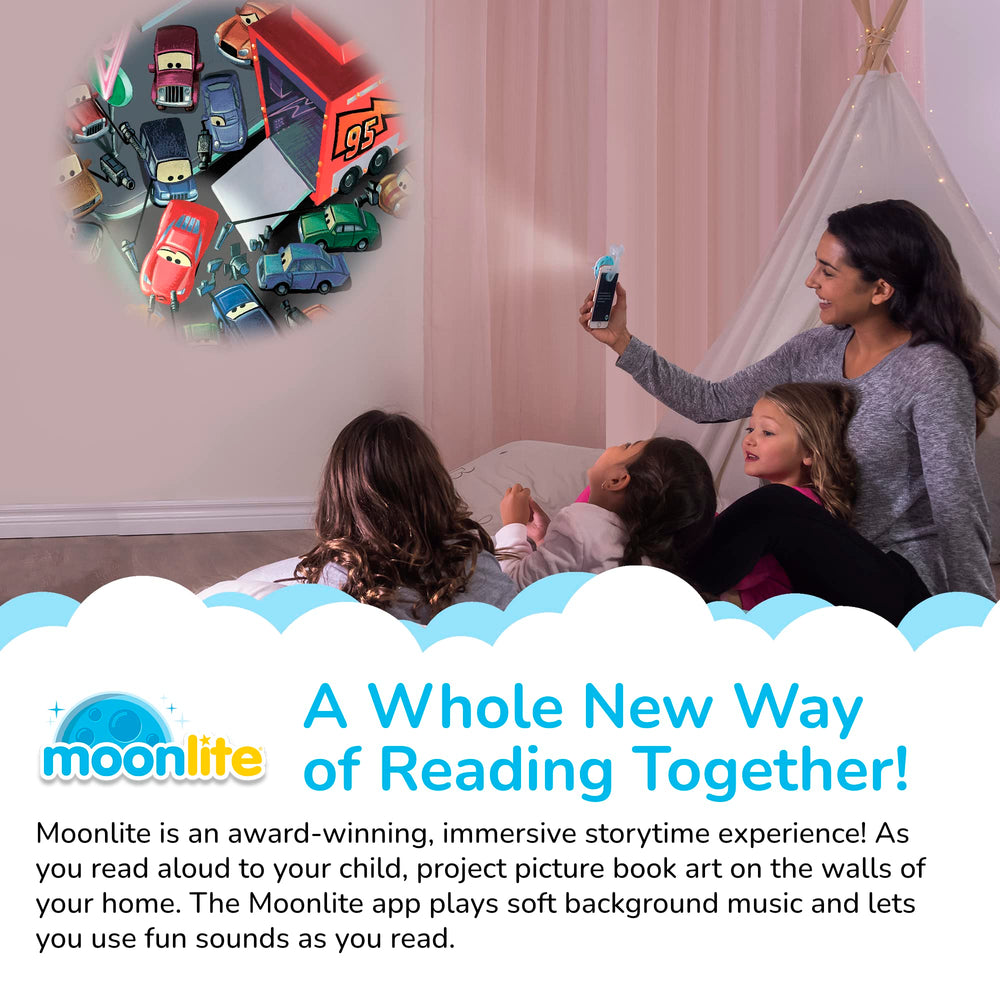 Moonlite Cars Storytime Disc gift-pack display for a memorable gift