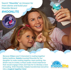 Moonlite gift-ready reel and projector combo encourages interactive learning and play