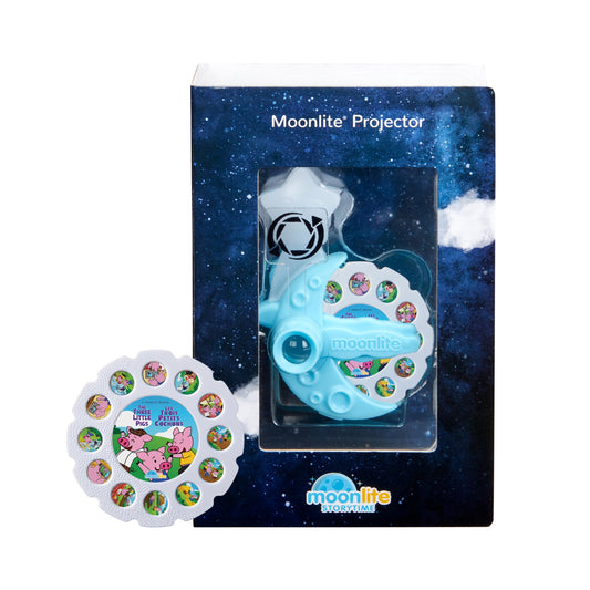 Moonlite Storytime Projector main unit for magical storytelling on walls