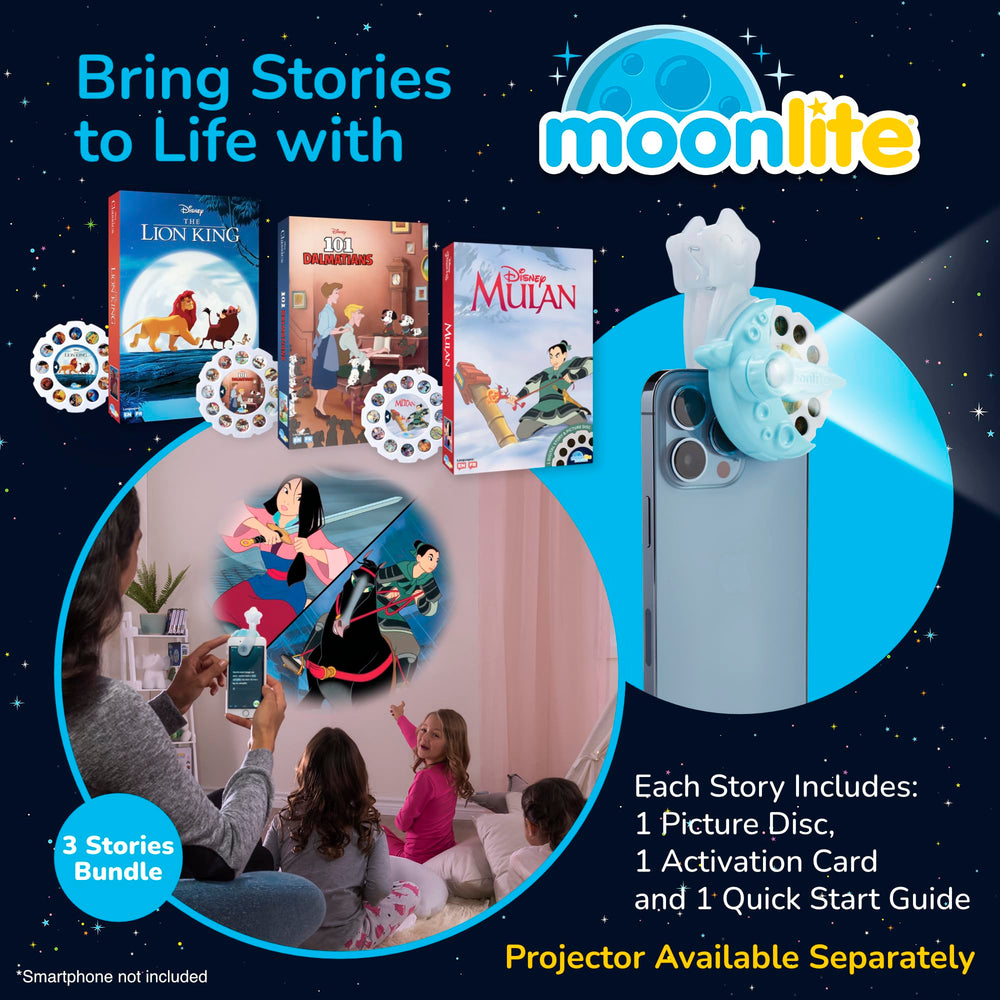 Moonlite Storytime Reel 101 Dalmatians projection enhances interactive storytime