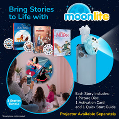 Moonlite Storytime Reel 101 Dalmatians projection enhances interactive storytime