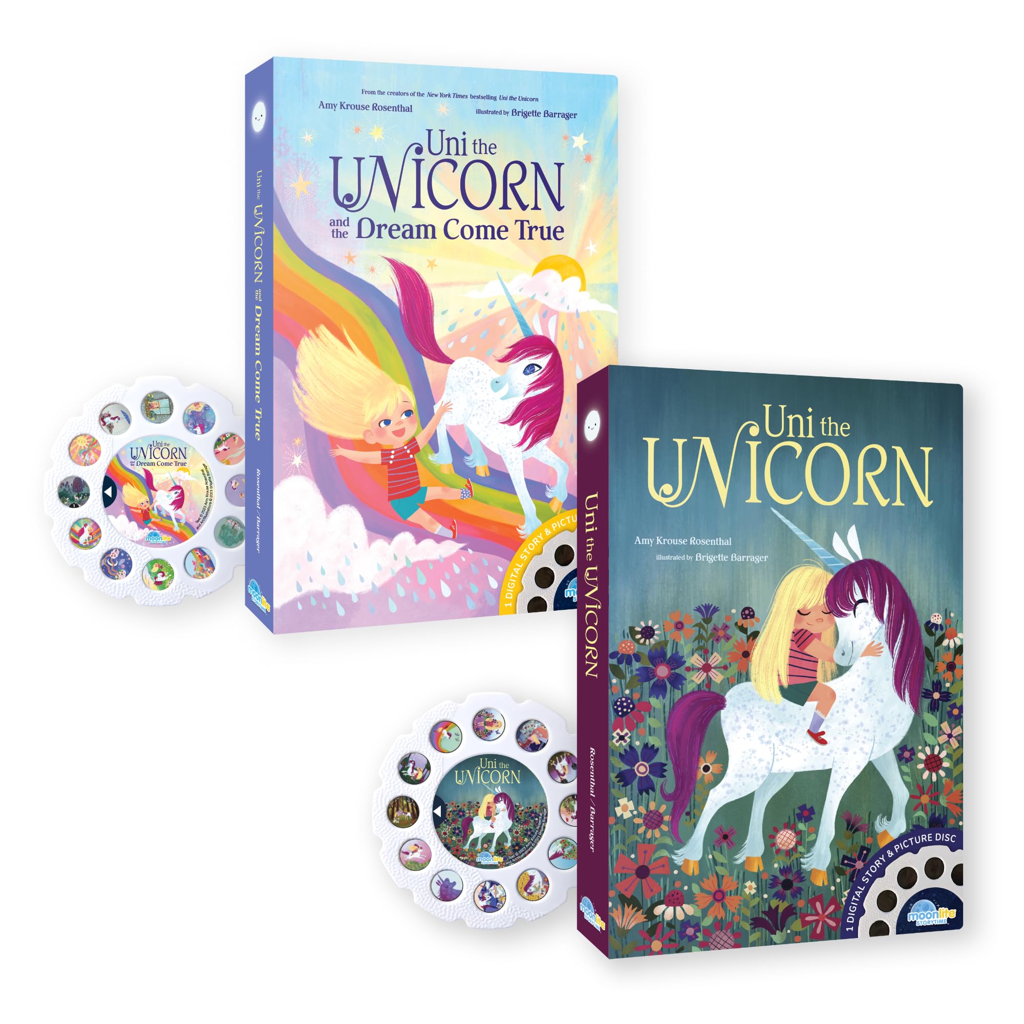 Moonlite Storytime Reels project Uni the Unicorn for immersive bedtime storytelling.
