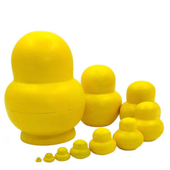 Moonmo nesting dolls with lion pattern for bold decor and imaginative play