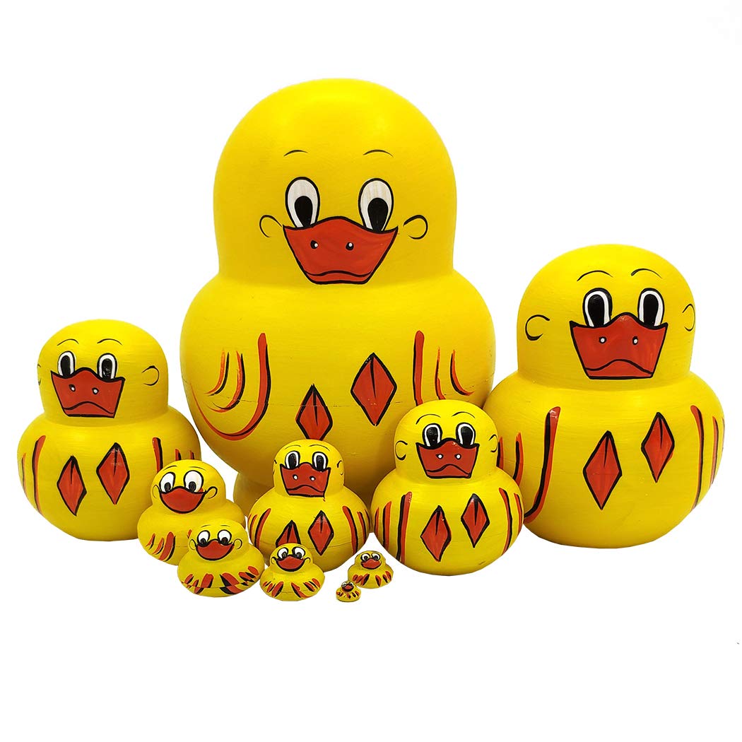Moonmo nesting dolls with tiger pattern for vibrant display and storytelling