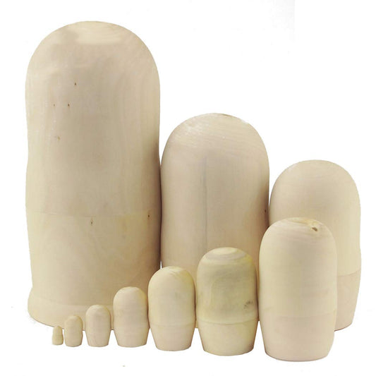 Moonmo nesting dolls outer view show vibrant handmade display piece
