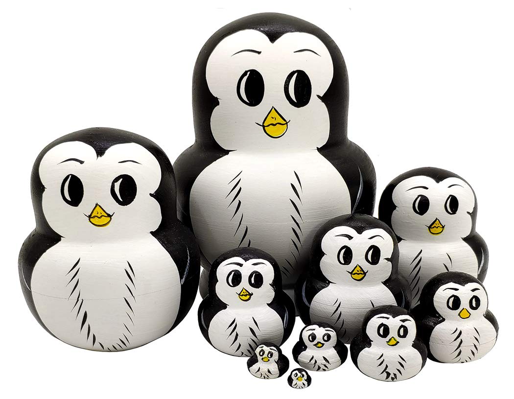 Moonmo nesting dolls fit together for space-saving storage and play.