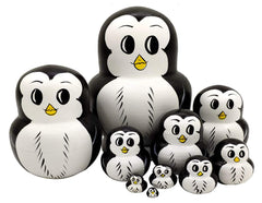 Moonmo nesting dolls fit together for space-saving storage and play.
