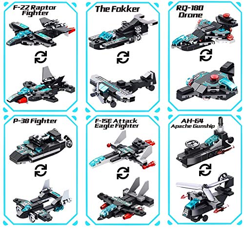 MOONTOY 24 space fighters in one set invites group play and creativity