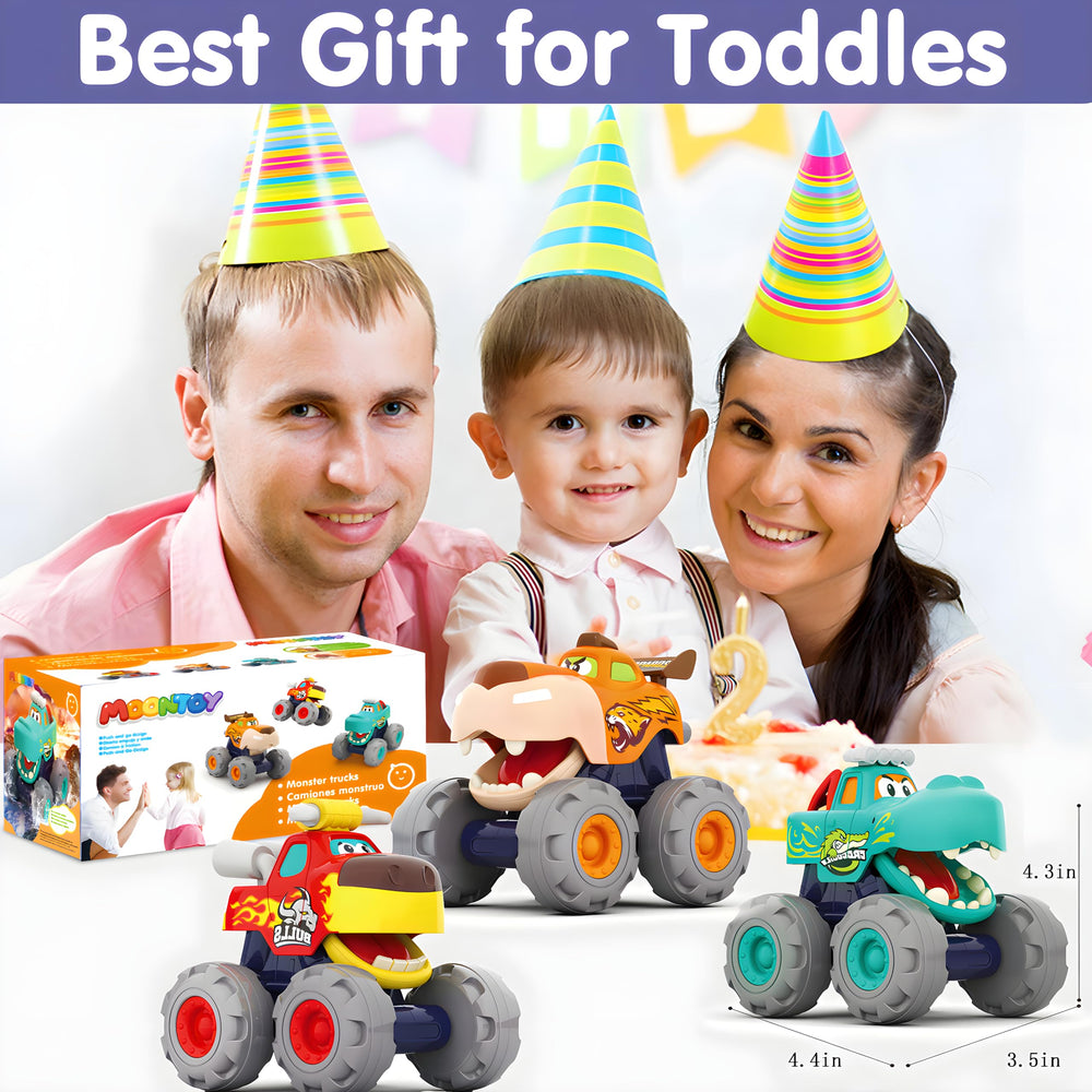 MOONTOY ABS plastic trucks with rounded edges ensure safety