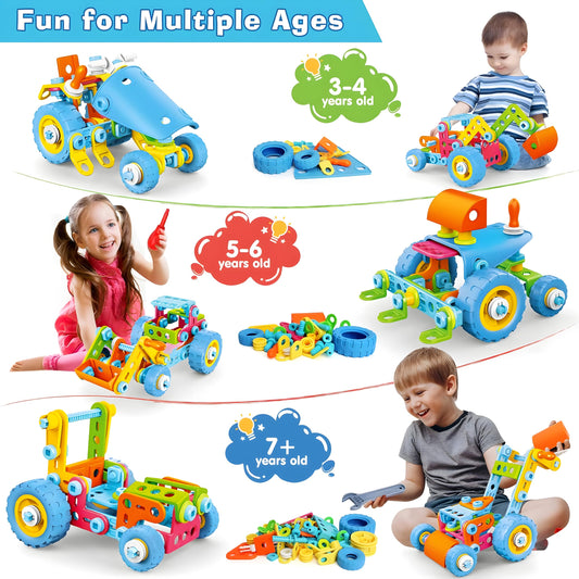 MOONTOY colorful STEM pieces inspire hands-on construction and imagination.