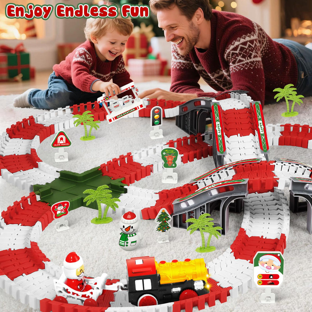 MOONTOY creative tracks promote imaginative building and fine motor skills