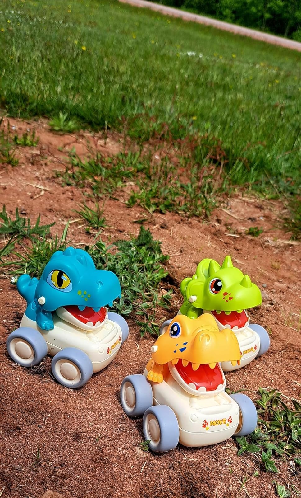 MOONTOY dinosaur car gift-pack presentation makes a cute first gift