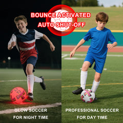 MOONTOY light-up soccer ball makes a great gift for fans