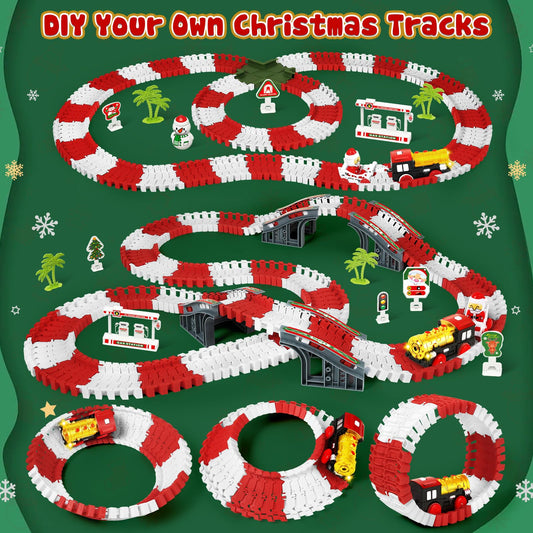 MOONTOY Santa engine adds festive charm and smooth rolling action for kids