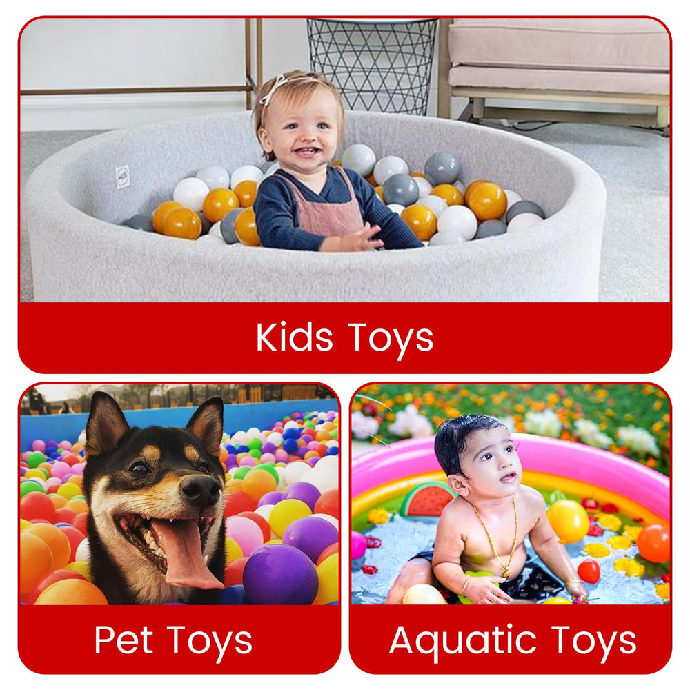 MoonxHome ball pit balls arranged in play tent setup
