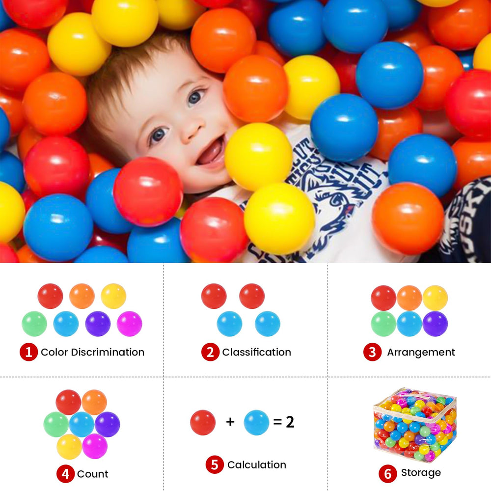 MoonxHome ball pit balls used as water splash pool toy