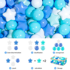 MoonxHome BPA-free toy balls, non-toxic for peace of mind during play.
