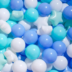 MoonxHome star ball green for ball pits, bright colors spark imagination during play.