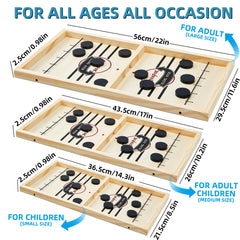Moopok fast sling puck game compact portable design for travel.