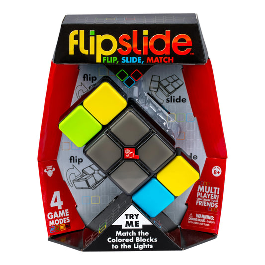 Moose Flipslide console front view with color blocks, ideal for quick play sessions