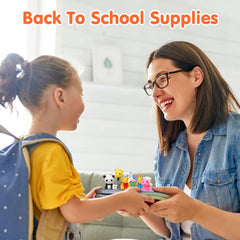 Moosia non-toxic rubber erasers ensuring safe classroom use