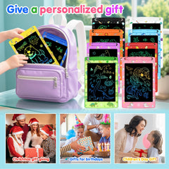 MOOWALIS 8.5-inch colorful doodle board supports early learning with vibrant visuals.