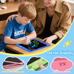 MOOWALIS LCD screen emits no blue light, helping protect young eyes during play.