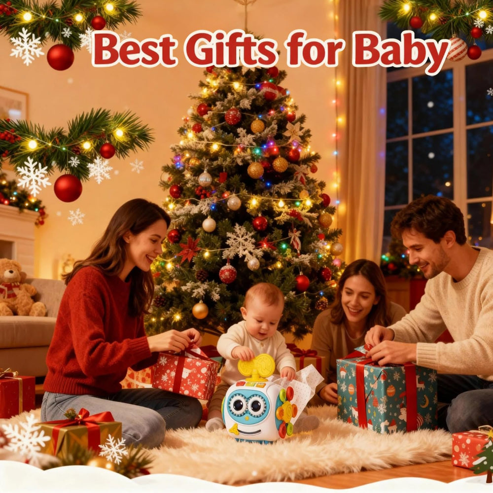 MoraBaby Robot Busy Cube safe, durable construction withstands energetic toddler play.