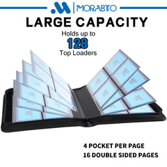 MORABTO 16 double-sided pages maximize storage capacity