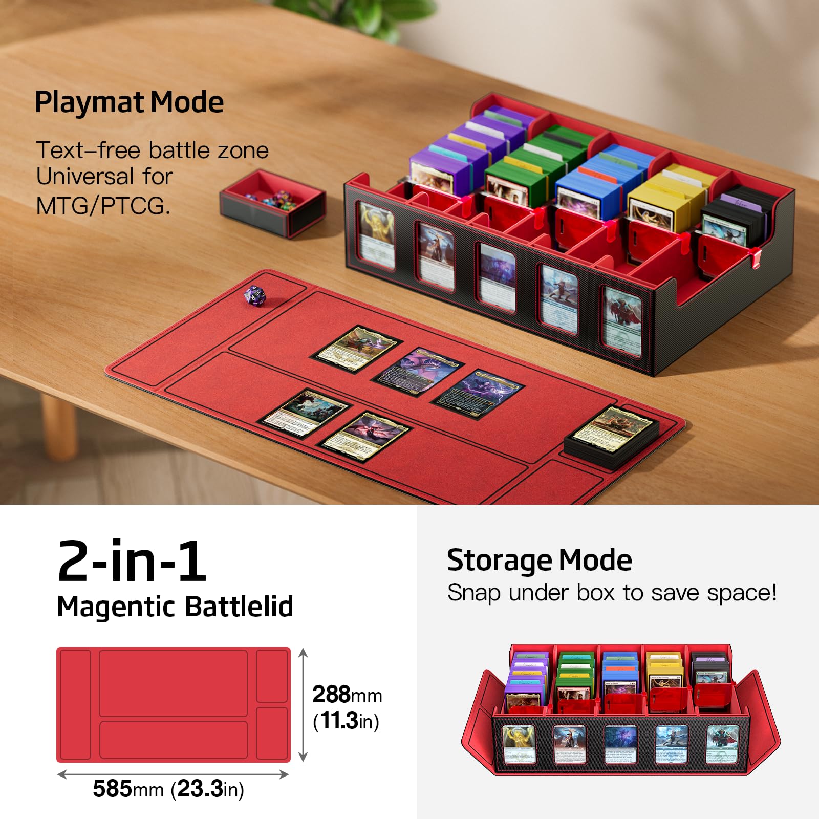 MORCCO includes 50 removable dividers for pro-level organization.