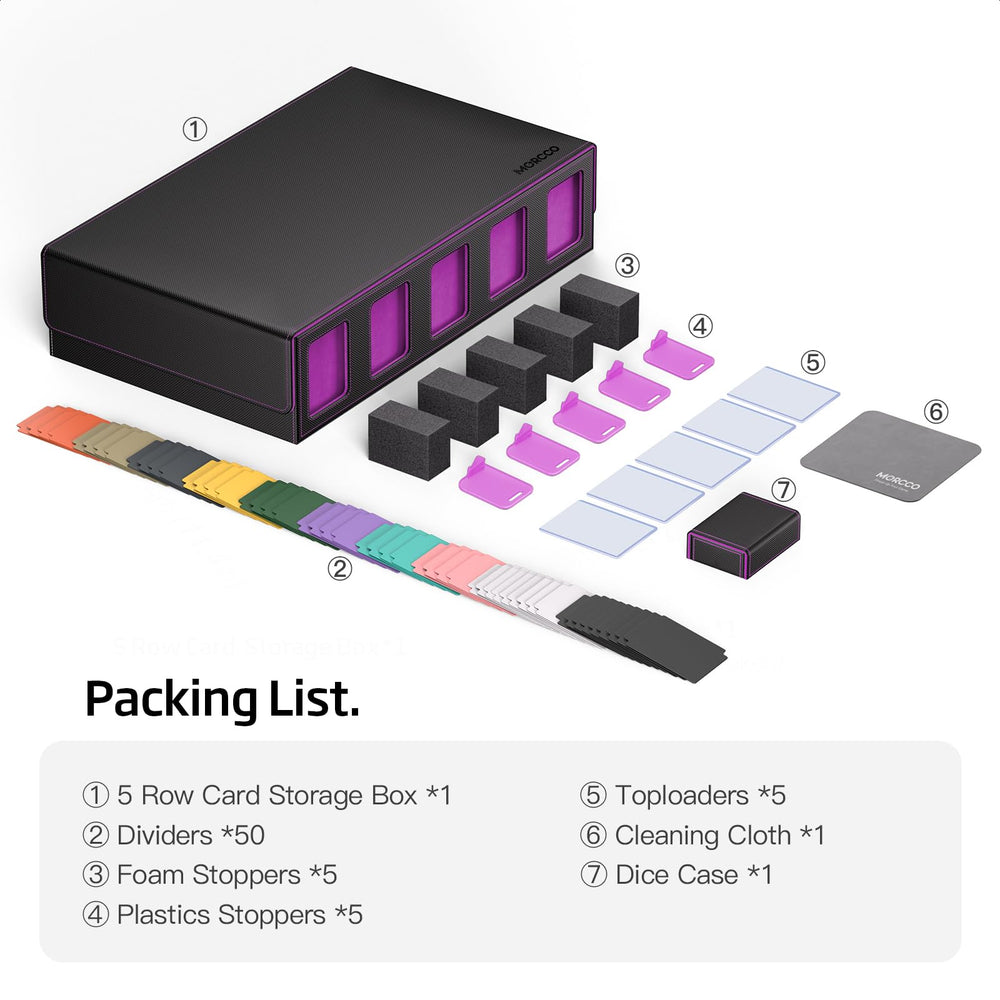 MORCCO anti-static cleaning cloth helps keep cards sparkling