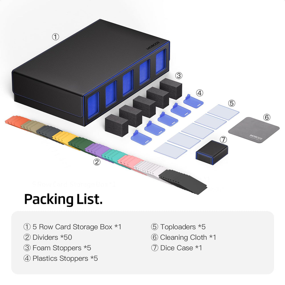 MORCCO waterproof PU exterior protects cards during travel