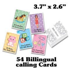 More Fiesta Bingo packaging: ready-to-use with no assembly required.