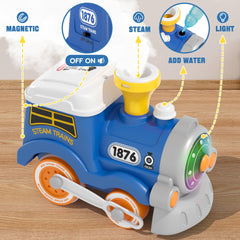 MORECOLL magnetic train cars connect easily for quick layout changes